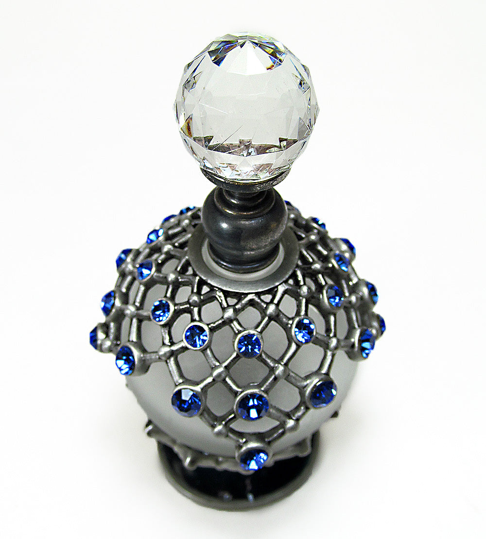 Antique perfume glass bottle