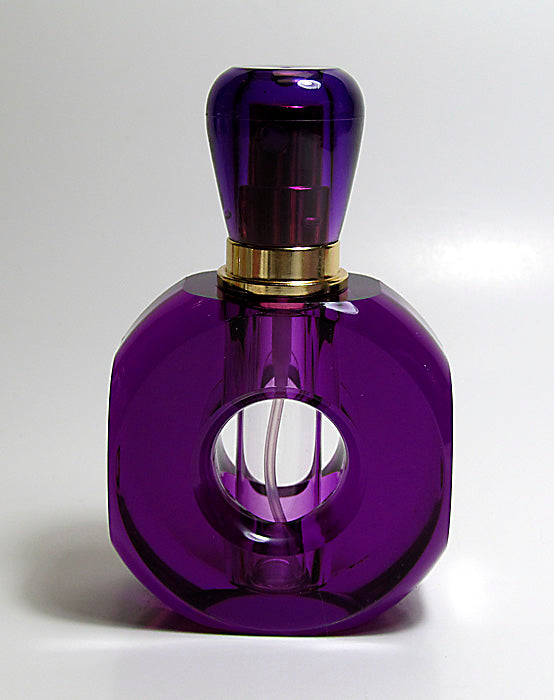 purple perfume bottle refillable