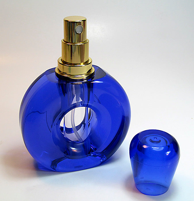 empty perfume bottle with atomizer