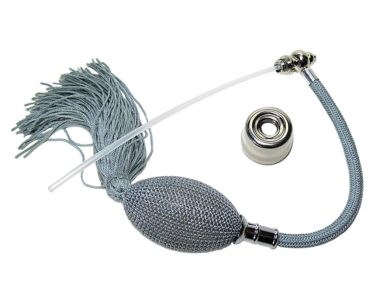 Sexual product with mesh design and tassels 