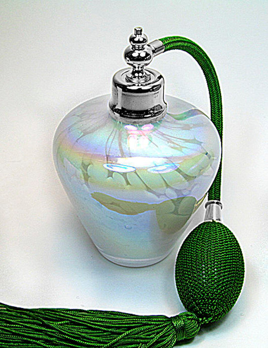 Art hand made perfume atomizer bottle with bulb spray mounting