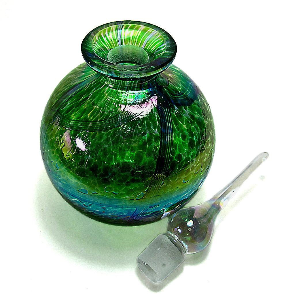 Perfume glass bottle with stopper