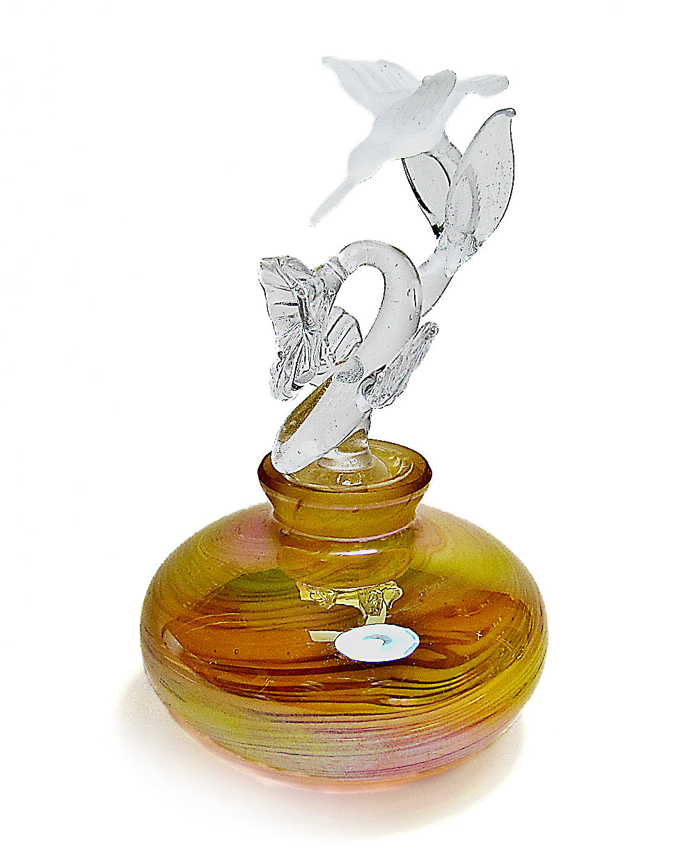 Art perfume bottle with stopper