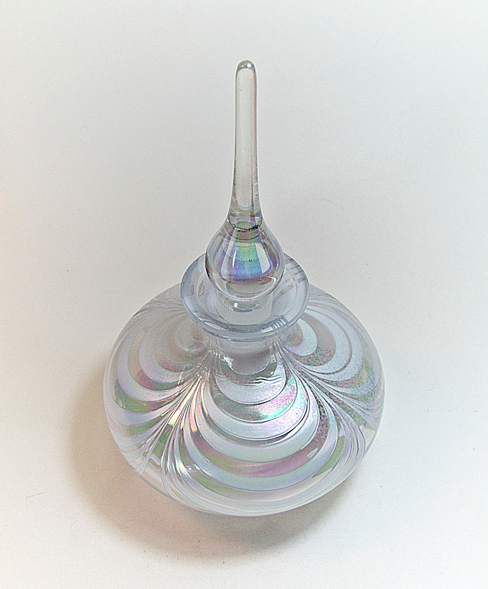 Perfume glass bottle with stopper