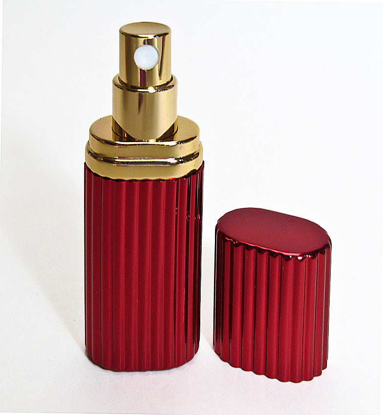 perfume bottle and atomizer