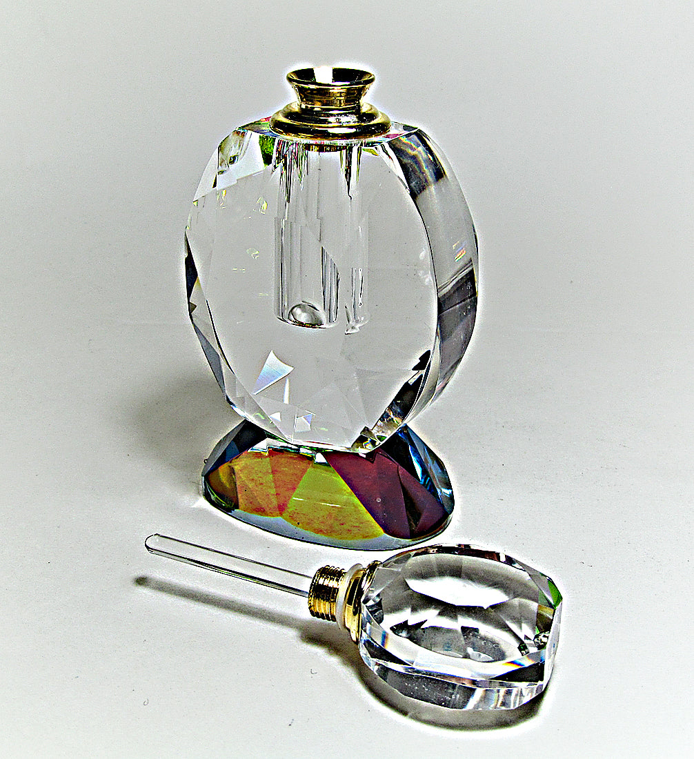 crystal perfume bottle