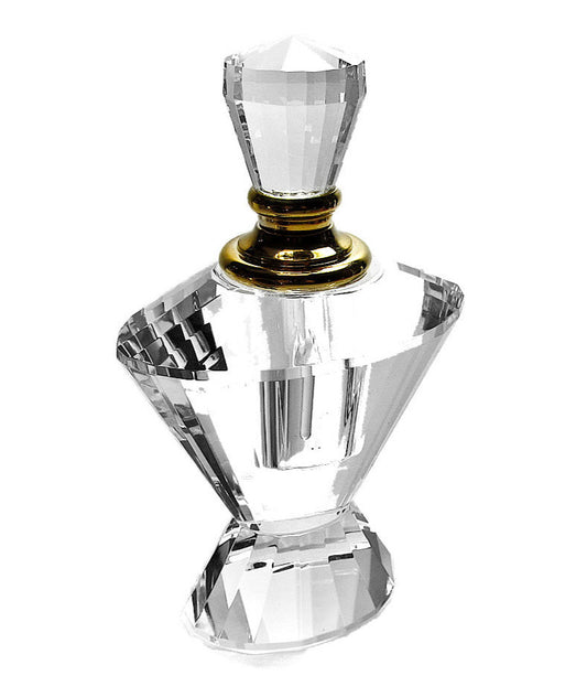 Lead crystal perfume bottle