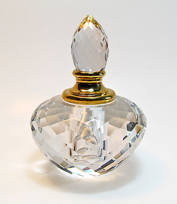 Unique crystal perfume bottle
