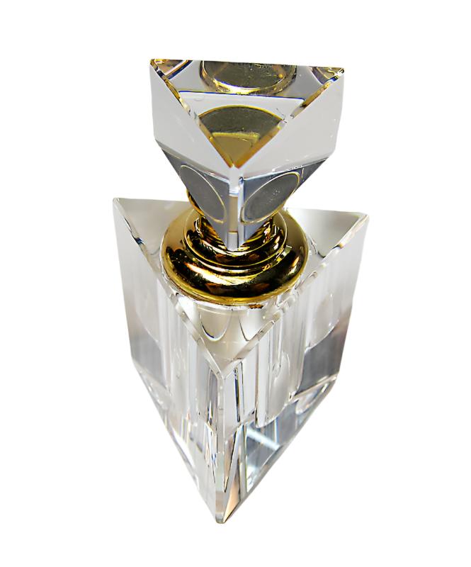 crystal perfume bottle