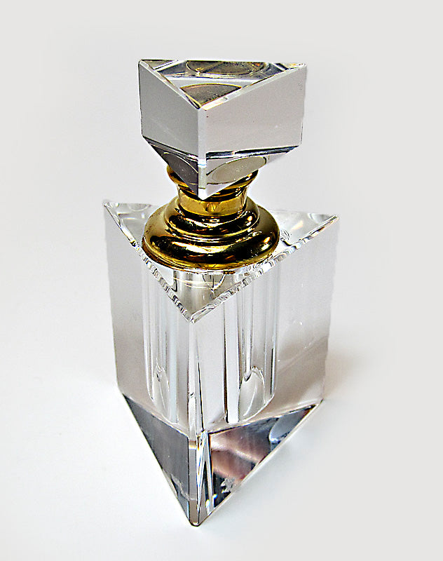 crystal perfume glass bottle