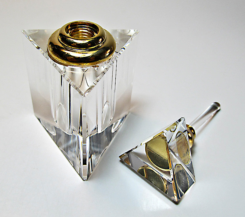 Lead Crystal Perfume Bottle With Crystal Stopper And Glass Rod for Perfume And Perfume Oils.