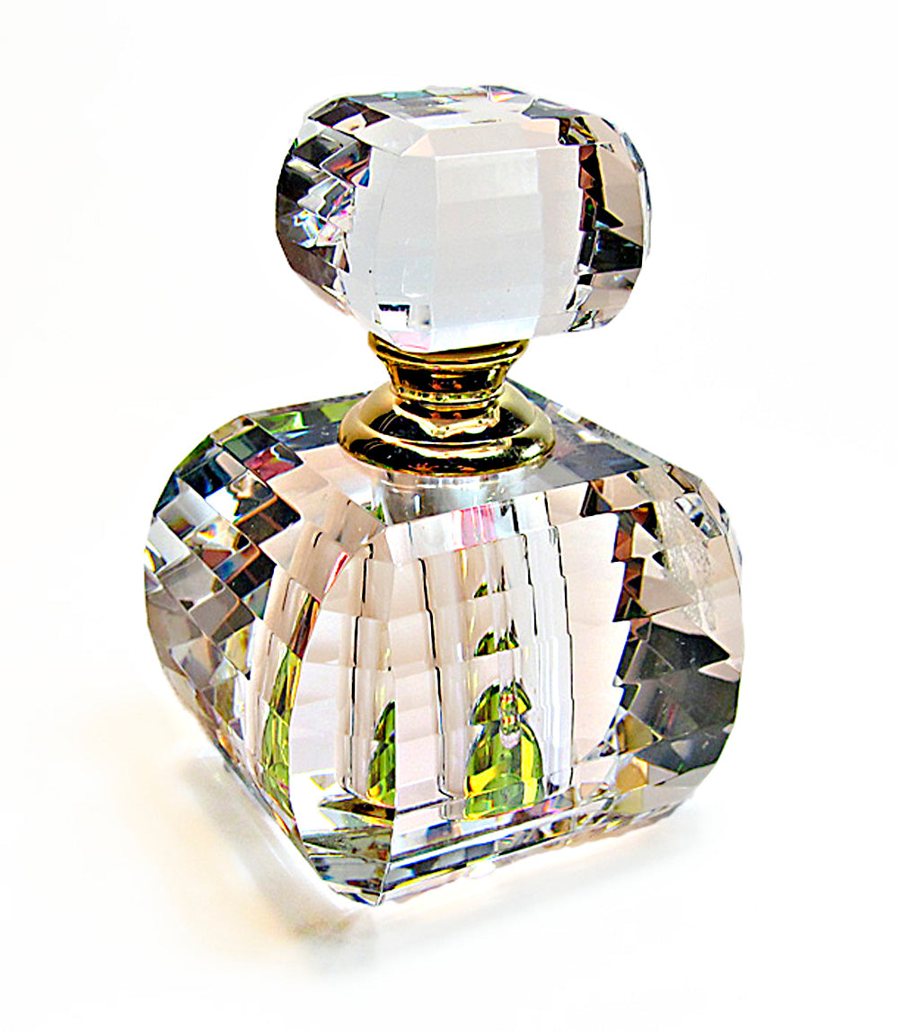 crystal perfume bottle