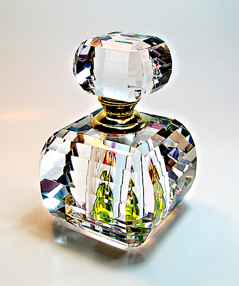 hand cut crystal perfume bottles
