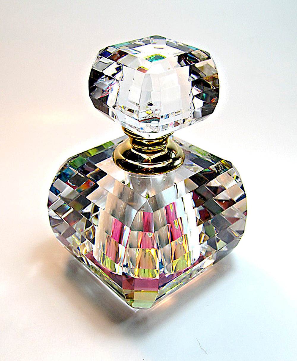 Vintage crystal perfume bottle