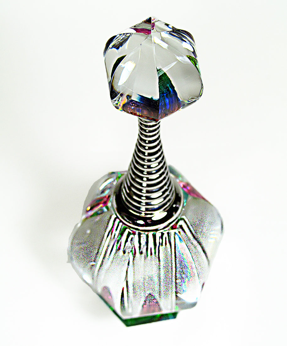 crystal perfume bottle