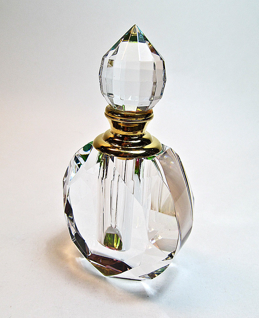 crystal perfume bottle