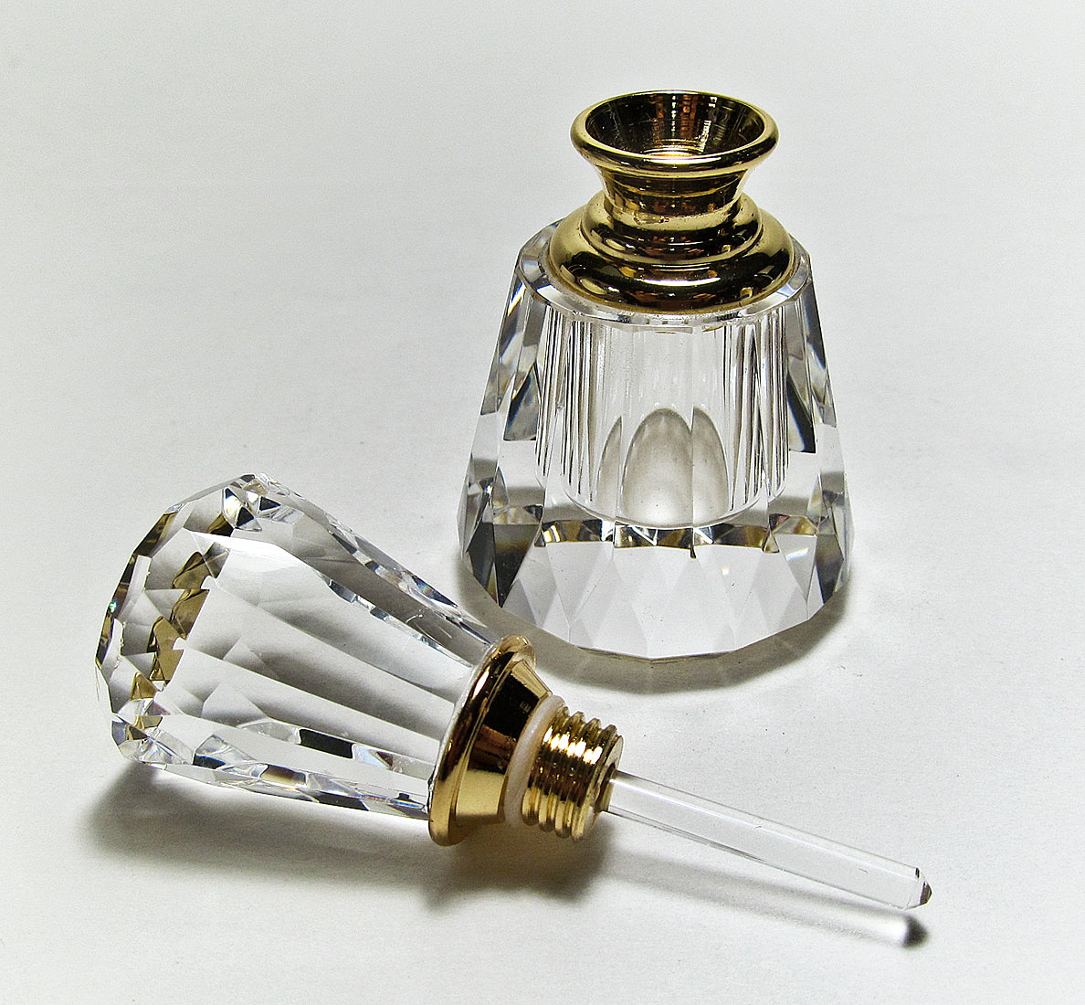 crystal perfume flacon