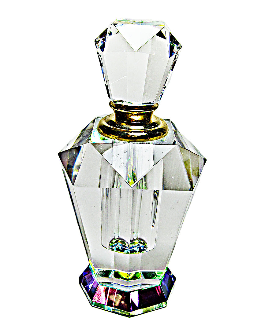 crystal perfume bottle