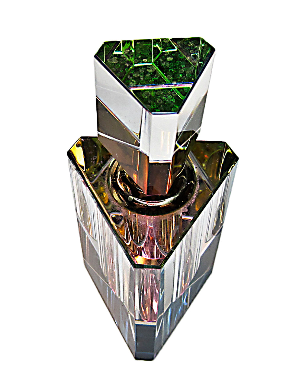 Crystal perfume bottle