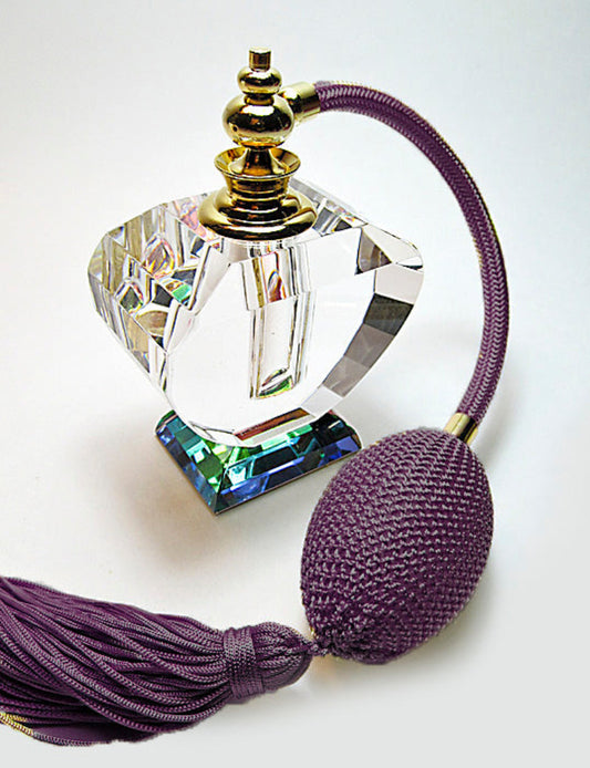 Crystal perfume bottle