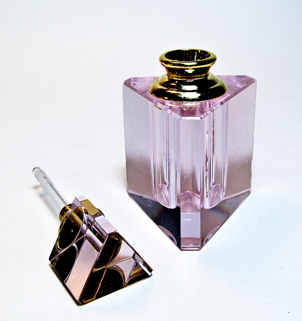 crystal perfume flacon