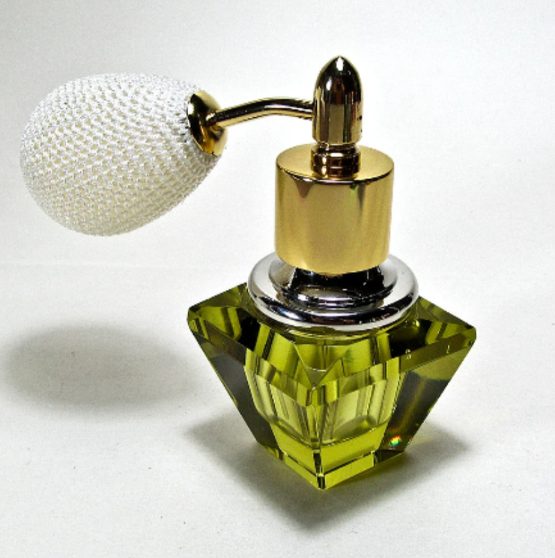 crystal perfume bottle