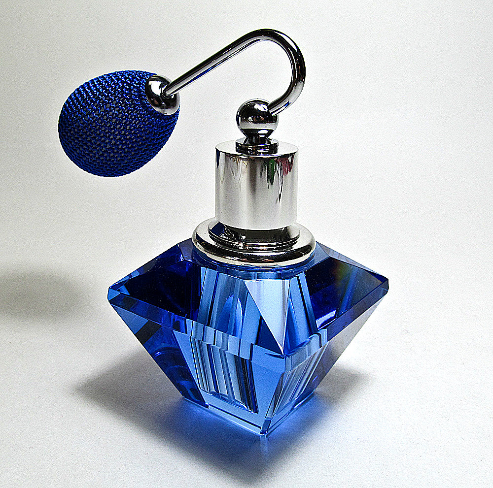 Lead crystal perfume bottle