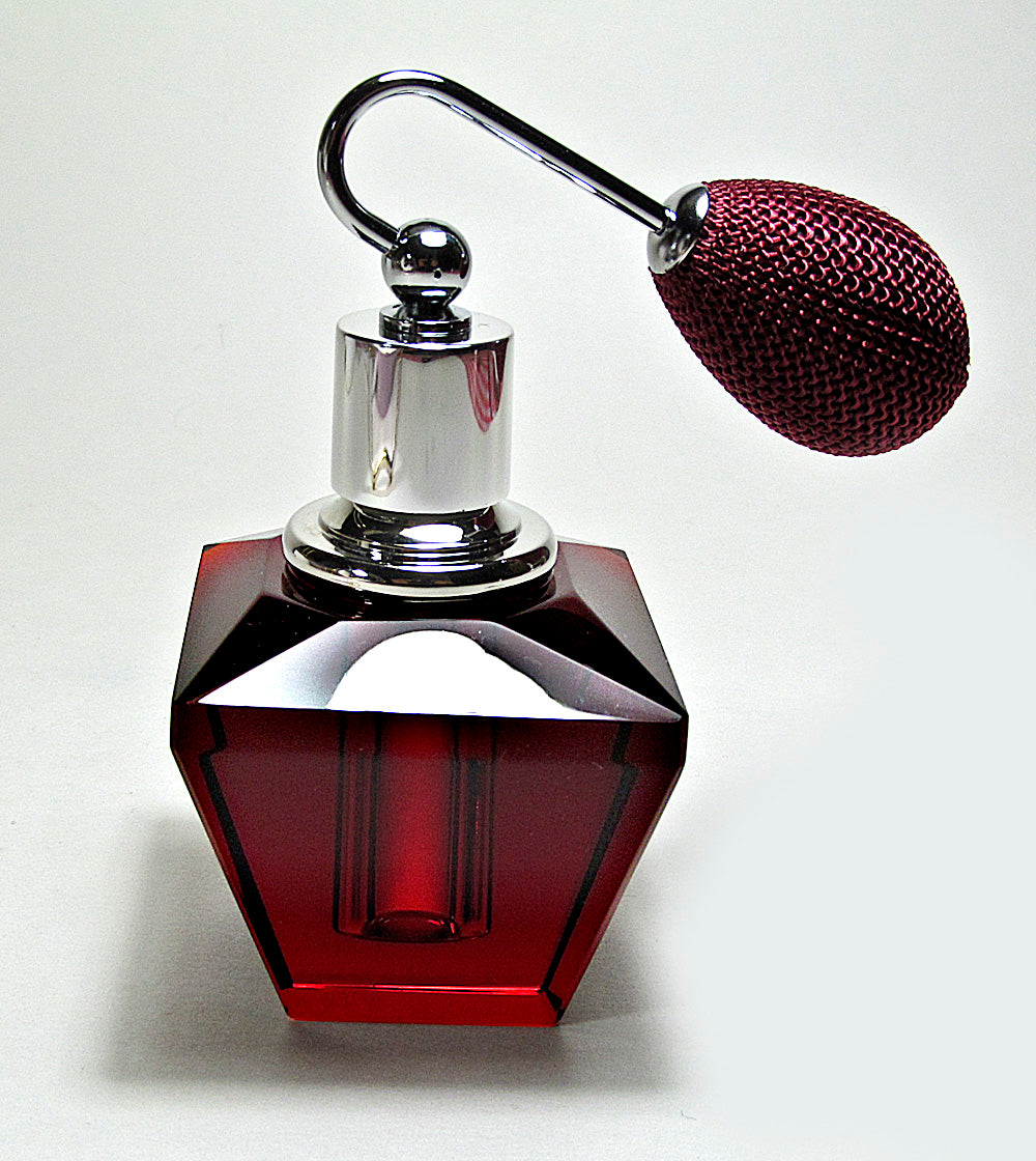 Crystal perfume atomizer bottle
