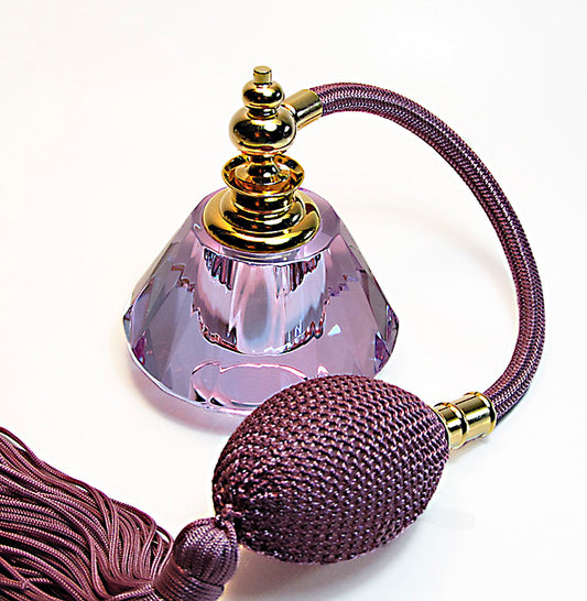 Crystal perfume bottle