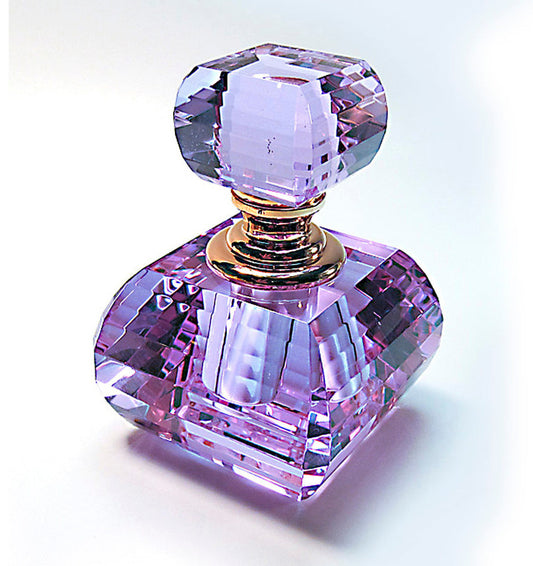 Crystal perfume bottle