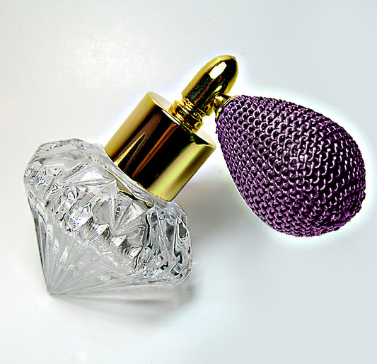 crystal perfume bottle