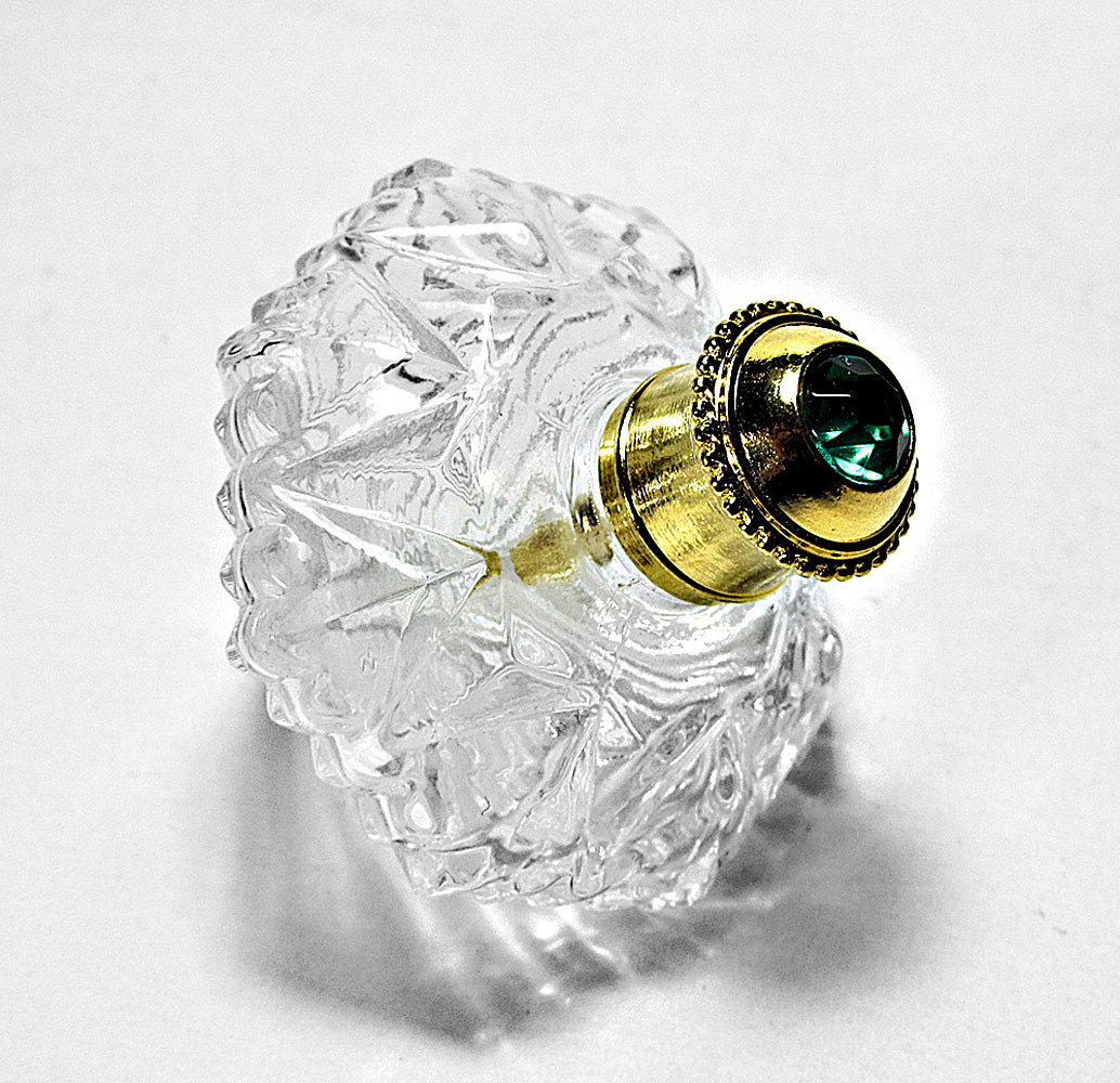 crystal glass bottle