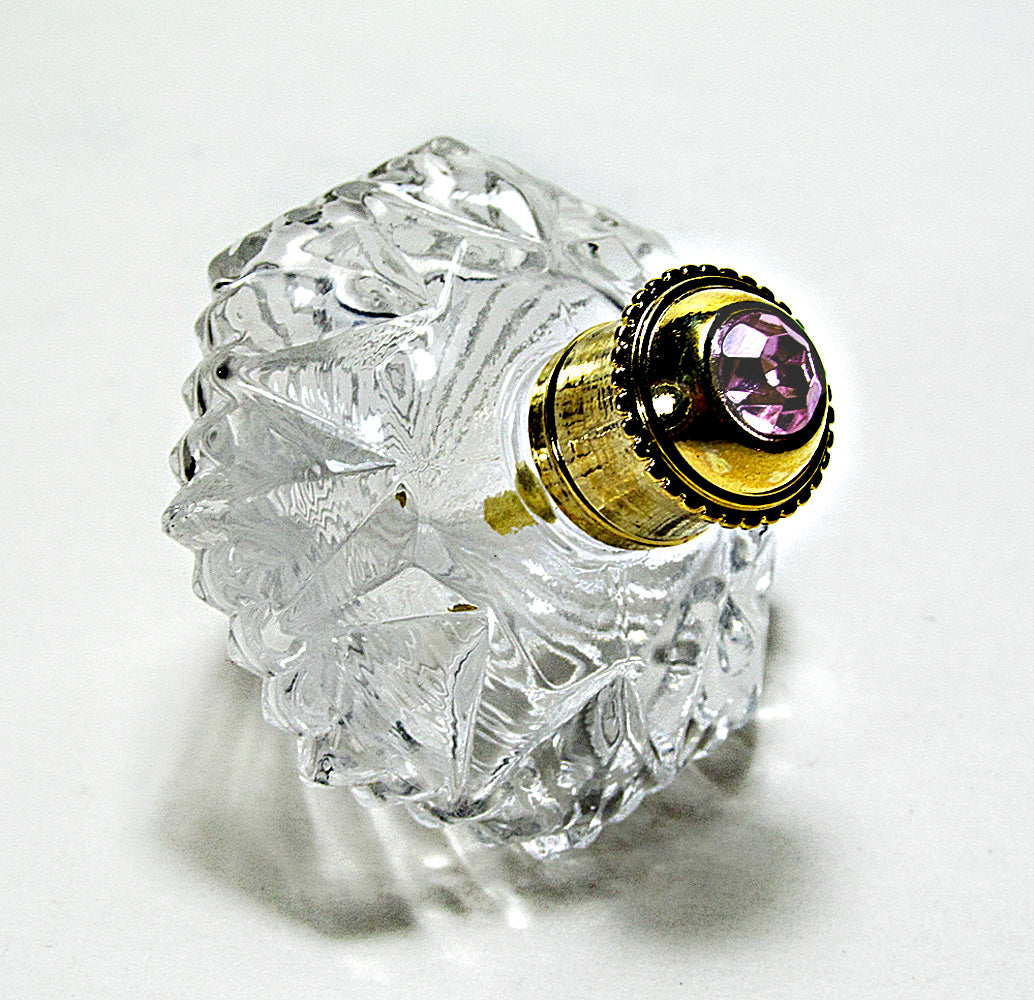 Crystal perfume bottle