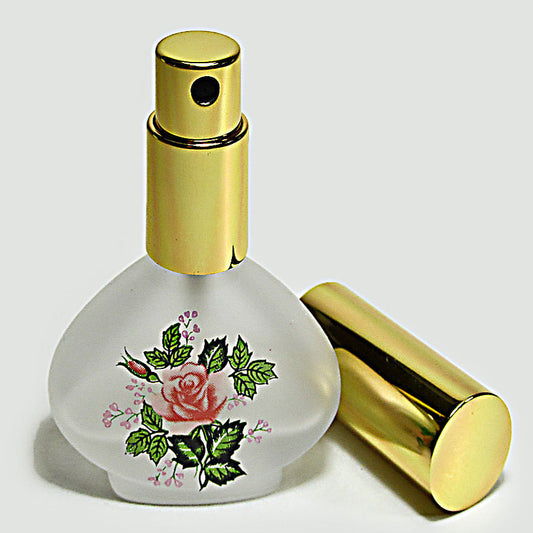 Floral Purse glass perfume bottle