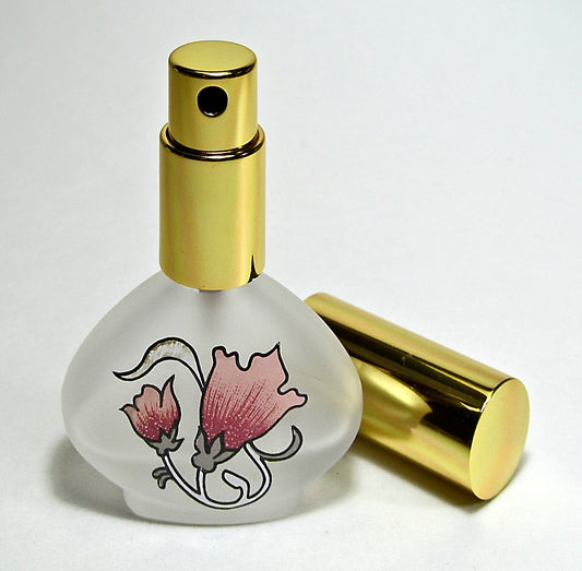 Floral Purse glass perfume bottle