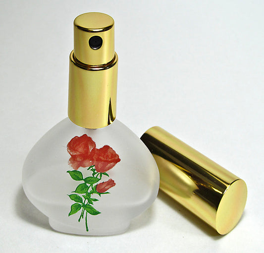 Floral Purse glass perfume bottle